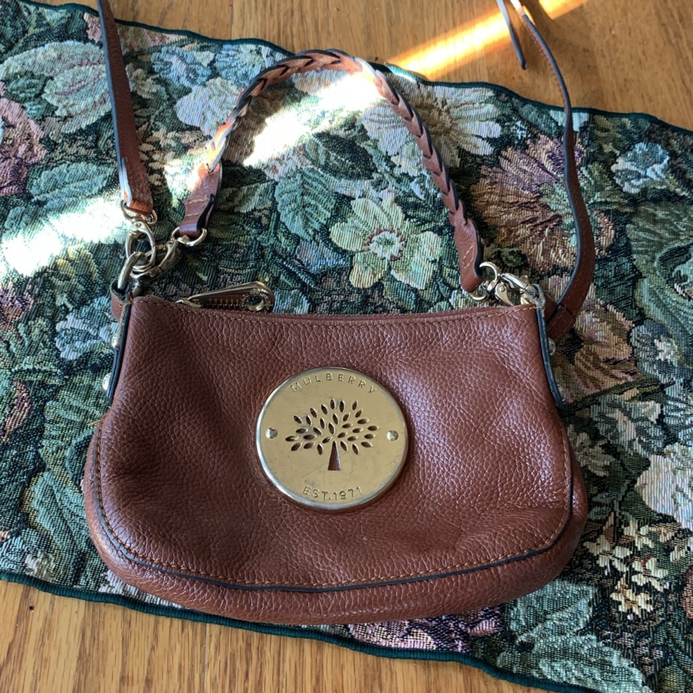Mulberry Leather Crossbody/Tote Bag